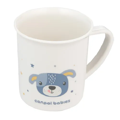 Plastmasas krūzīte Canpol BLUE PUPPY