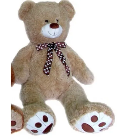 Plīša lielais lācis 135 cm (M3347) bešā krasā