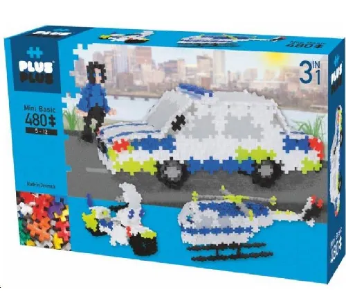 Plus Mini Basic Police Konstruktors 480 gab