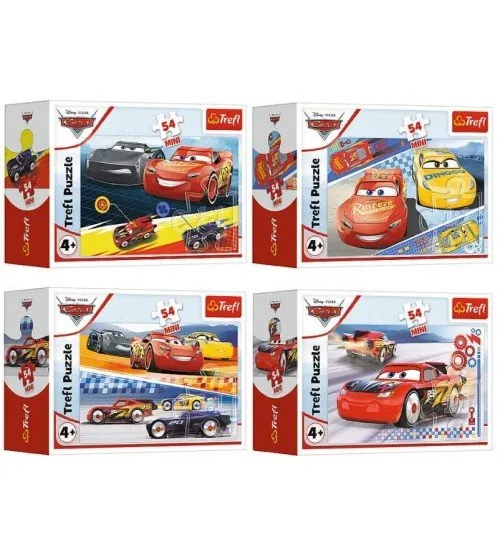 Puzzle Cars Mini 54 gab. 4+ TREFL T54192