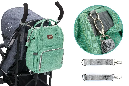 Ratiņu soma-mugursoma Fillikid Paris Mint
