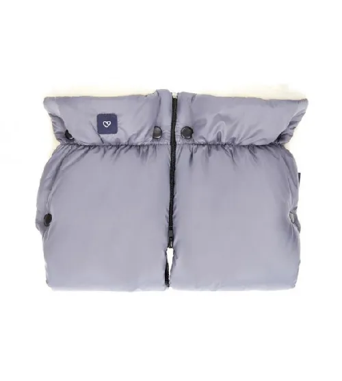 Ratu cimdi mufta Divdaļīgie Womar WOOL pastel grey PM-065