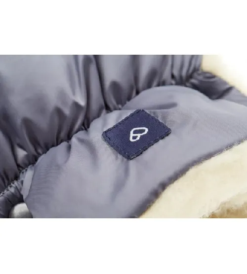 Ratu cimdi mufta Divdaļīgie Womar WOOL pastel grey PM-065