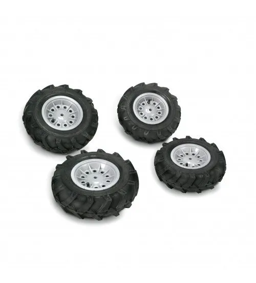 Riteņi ar gumijas piepūšamam riepam traktoriem Rolly Toys rollyTrac Air Tyres 4 gab. 409242