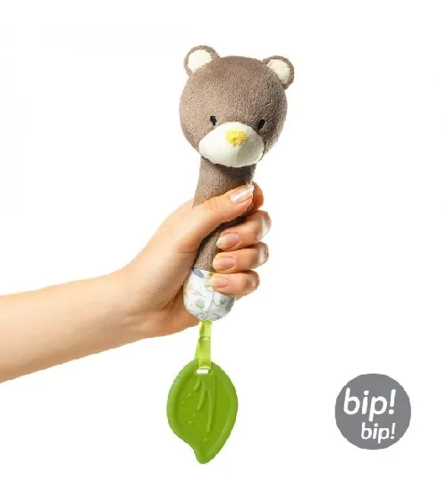 Rotaļlieta ar pīkstuli TEDDY GARDENER BabyOno 1431