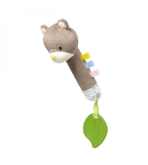 Rotaļlieta ar pīkstuli TEDDY GARDENER BabyOno 1431
