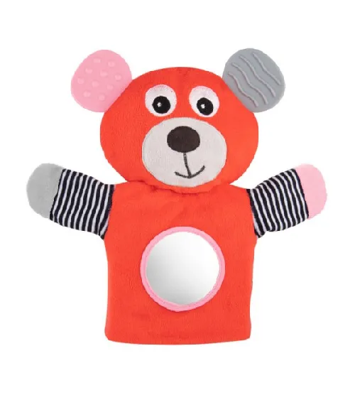 Rotaļļieta marionete Lācis Canpol BEAR coral 68/076
