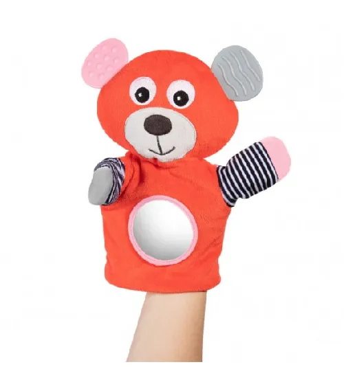 Rotaļļieta marionete Lācis Canpol BEAR coral 68/076