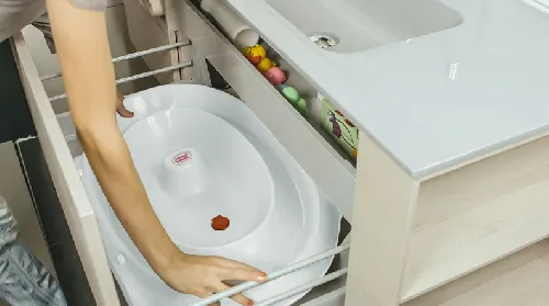 Saliekama bērnu vanna OK Baby ONDA Slim White