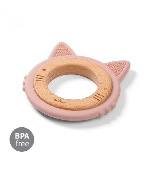 Silikona koka zobu graužamais KITTEN BabyOno 1076/02