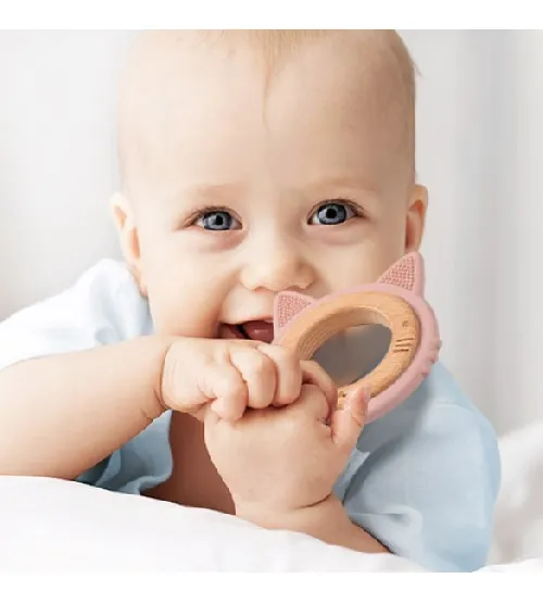 Silikona koka zobu graužamais KITTEN BabyOno 1076/02