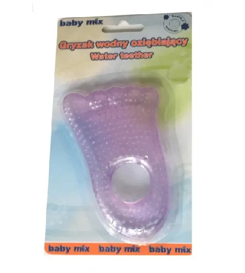 Silikona zobu riņķis-masētājs (ar ūdeni) Baby Mix 9456 51943