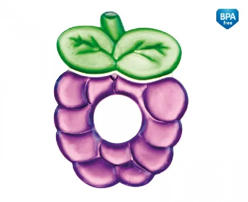 Silikona zobu riņķis-masētājs FRUITS CANPOL 812