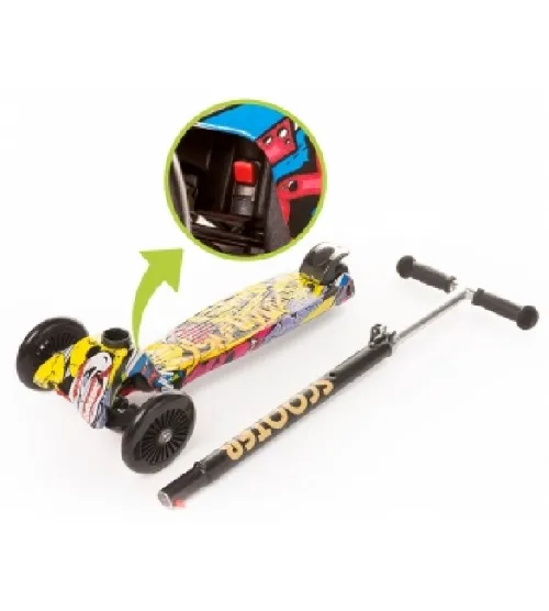 Skrejritenis 4BABY MINI SCOOTER yellow