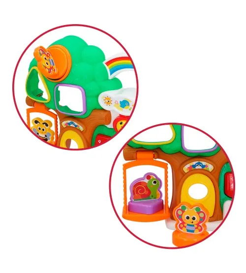Sorteris Attīstoša māja (spāņu val.) WINFUN Lights 'N Sounds Sorter Treehouse CB46317