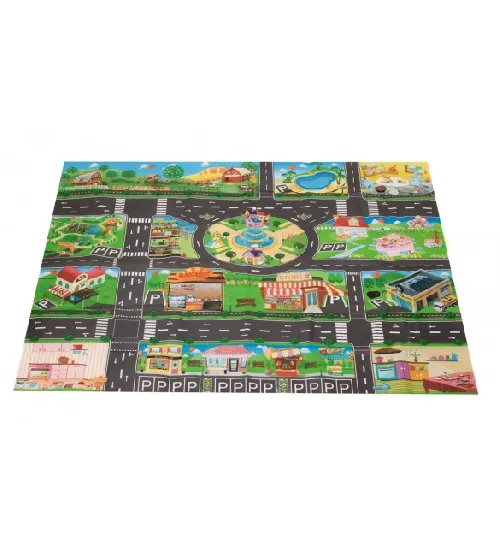 Spēļu paklājiņš CITY STREETS 130x100 cm 7288