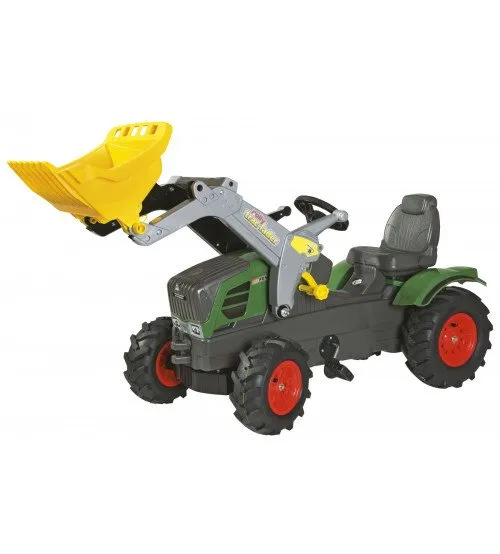 Traktors ar pedāļiem ar kausu un piepūš. riteņiem Rolly Toys rollyFarmtrac Fendt 211 Vario ( 3 - 8 gadiem) 611089