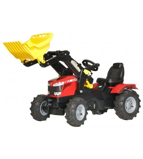 Traktors ar pedāļiem ar kausu un piepūš. riteņiem Rolly Toys rollyFarmtrac MF 7726 ( 3 - 8 gadiem) 611140