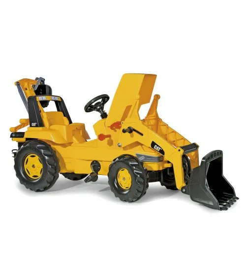 Traktors ar pedāļiem un diviem kausiem Rolly Toys rollyJunior CAT (3-8 gadiem) 813001