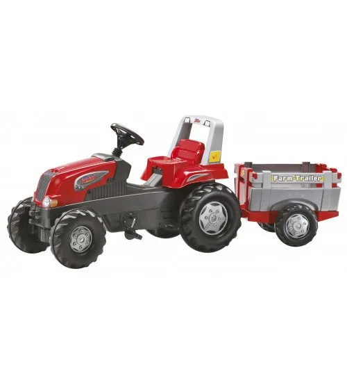 Traktors ar pedāļiem un piekabi Rolly Toys rollyFarmtrac Junior RT 800261