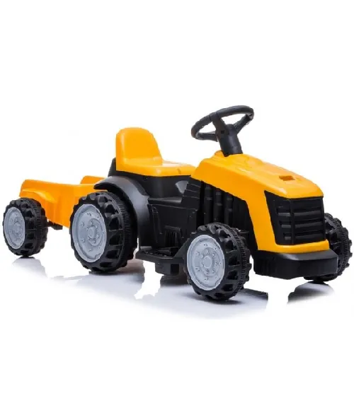 Трактор с прицепом на аккумуляторе yellow TR-1908T 4186