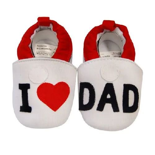 Zīdaiņu čībiņas BoboBaby I love dad mum ZB-123