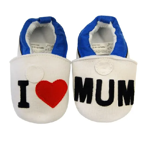Zīdaiņu čībiņas BoboBaby I love dad mum ZB-123