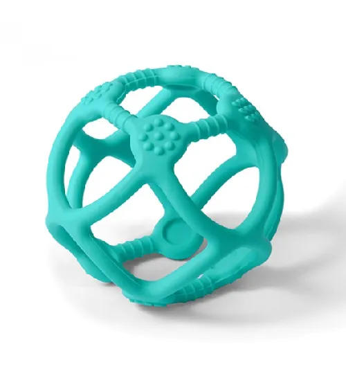 Zobu graužamais elastīgs ORTHO BabyOno 489/05 turquoise