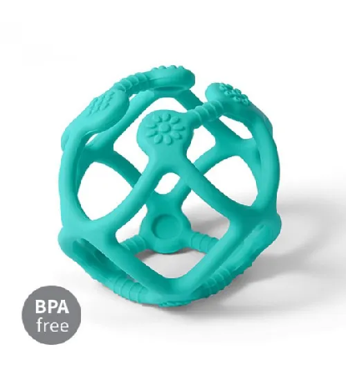 Zobu graužamais elastīgs ORTHO BabyOno 489/05 turquoise