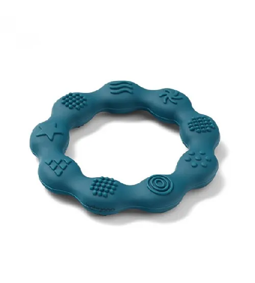 Zobu graužamais elastīgs RING BabyOno 825/03 blue