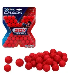 Поролоновые шарики 50 шт. X-Shot Chaos ZURU 14+ CB46275
