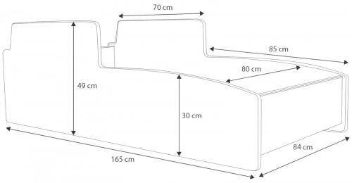 Bērnu gulta ar rāmi Car 160x80 Red