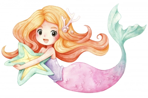 Детская двуспальная кровать FALA II 160x80 Mermaid