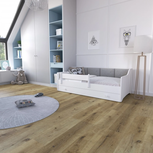 Erik bērnu gulta 160x80 balta panel grey