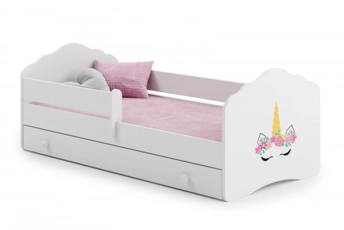 Детская кровать FALA с ящиком 160x80 Unicorn horn