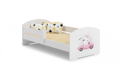 Детская кровать LUK 160x80 с бортиками KOT