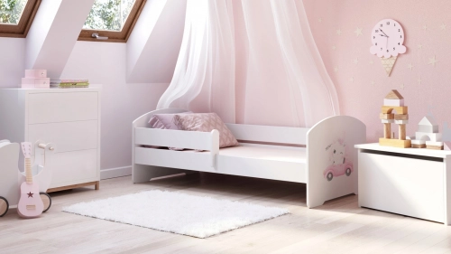 Детская кровать LUK 160x80 с бортиками KOT