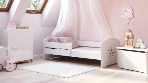 Детская кровать LUK 160x80 с бортиками Princess