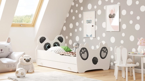 Детская кровать Panda 140x70 с ящиком