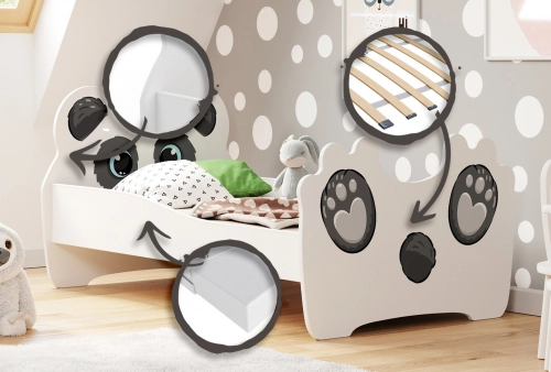 Детская кровать Panda 160x80 с ящиком