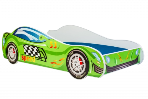 Детская кровать Batcar 140x70 с матрасом Speed