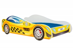 Детская кровать Batcar 140x70 с матрасом Taxi