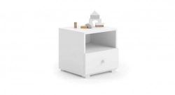 Naktsskapītis EMI handle white
