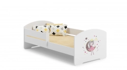Детская кровать Luk с матрасом и защитным бортиком 164 см x 85 см x 63 см Sleeping princess