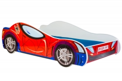 Детская кровать Spider Car II 140x70 с матрасом