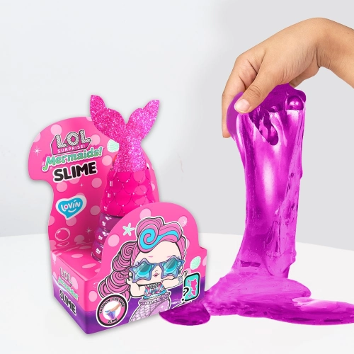 Antistresa rotaļlieta Gļotas - slaims L.O.L. Surprise! TM Mermaid Shine Box Pink pārsteigums