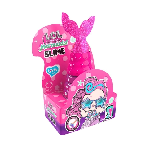 Antistresa rotaļlieta Gļotas - slaims L.O.L. Surprise! TM Mermaid Shine Box Pink pārsteigums