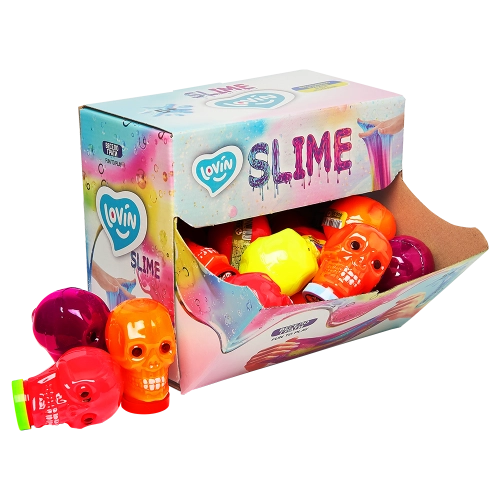 Antistresa rotaļlieta Gļotas - slaims Skull 100 ml
