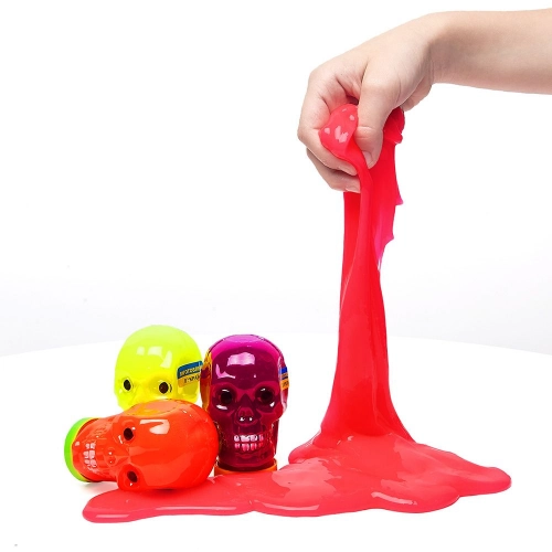 Antistresa rotaļlieta Gļotas - slaims Skull 100 ml