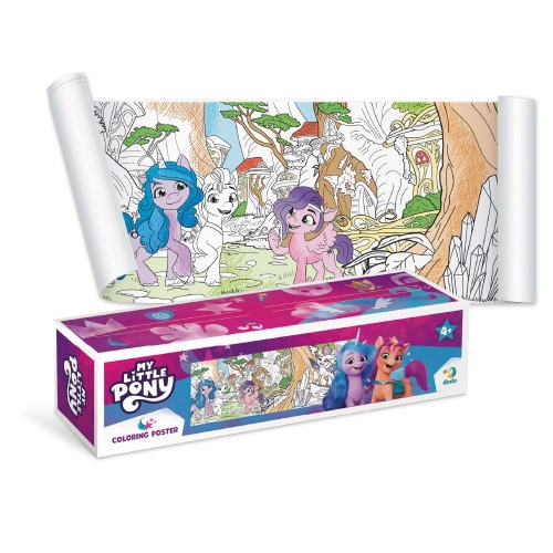 Настольные игры Раскраска постер My Little Pony 1